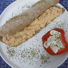 A picture of Greek Style Scrambled Eggs & Tomatoes (Strapatso me giaourti).