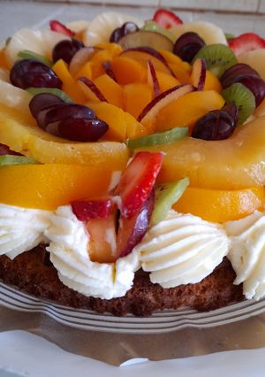 Una foto de Tarta multifrutas