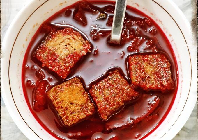 20 Minute Beetroot Tomato Soup