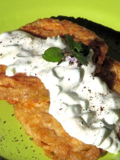 Bundás zöld paradicsom recept fotója
