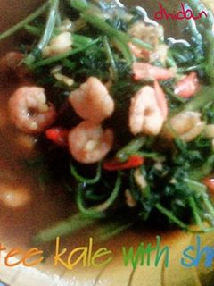 Foto resep Tumis kangkung udang pake kuah