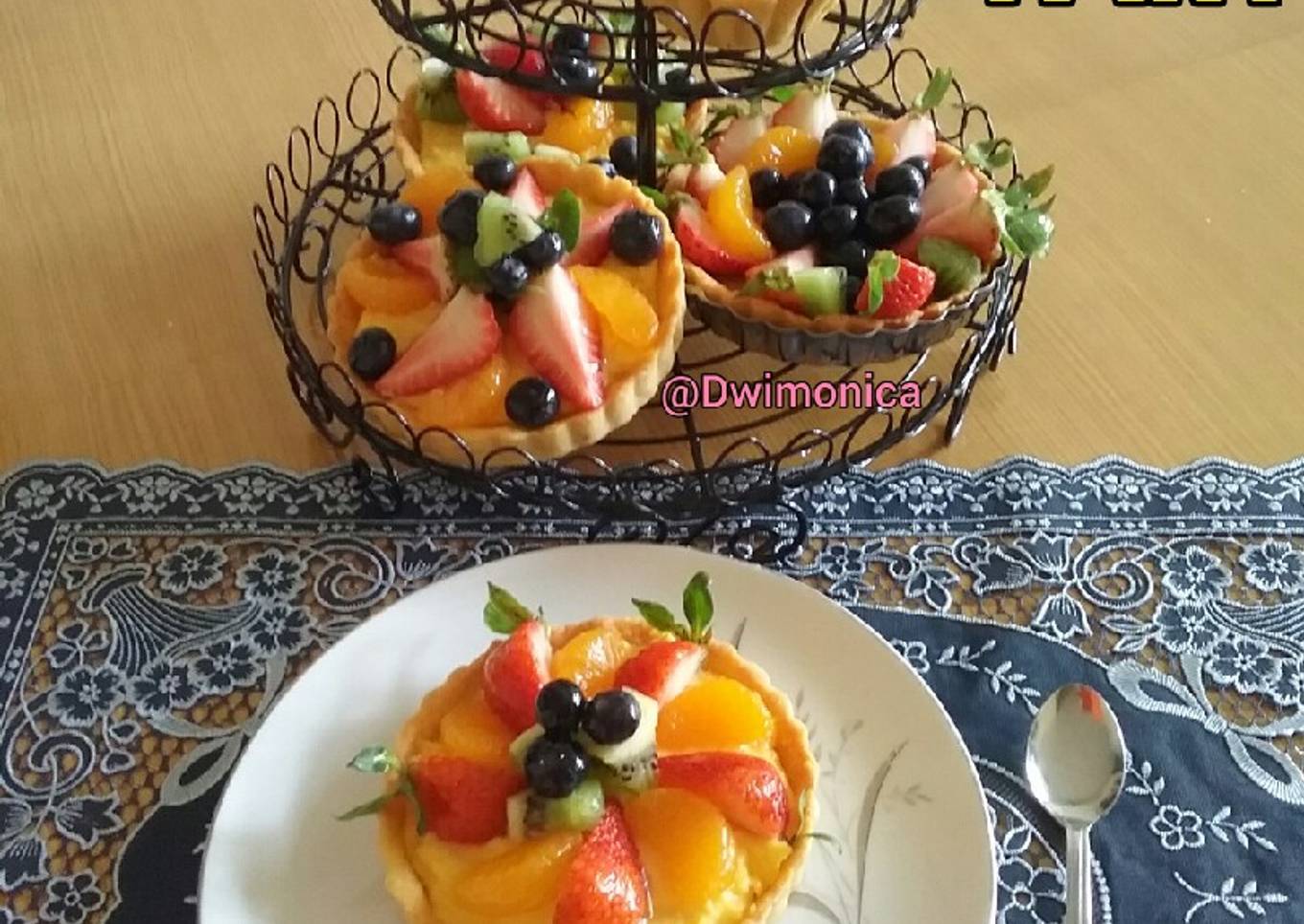 Pie buah |fruit tart strawberry | hongkong