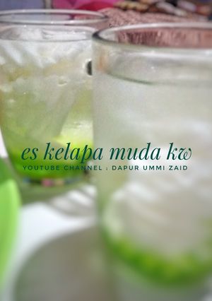 Foto resep Es kelapa muda kw