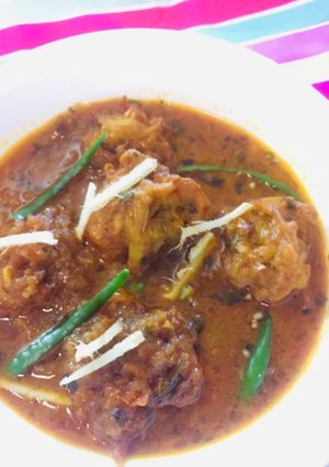 A picture of Lauki kofta.