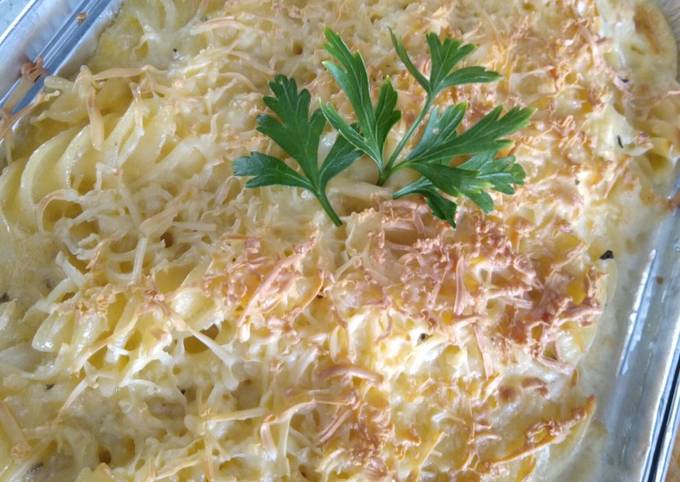 Steps to Make Favorite Macaroni Schotle