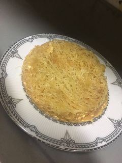 صورة لوصفة كنافه بالقشطه بالمكروويف