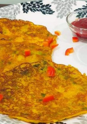 મીક્સ વેજીટેબલ ચીલા (Mix Veg Chila Recipe in Gujarati) રેસીપી મુખ્ય ફોટો