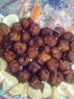 A picture of Mutton qeema balls.