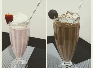 Una foto de Malteadas de Fresa 🍓 y Chocolate🍫