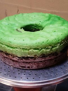 Foto resep Brownies Kukus Pandan Coklat