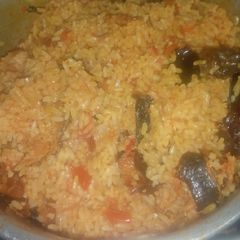 A picture of Native Jollof Rice.