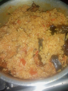 A picture of Native Jollof Rice.