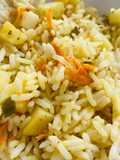 Arroz Pregraneado con papas