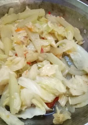 Foto resep Sayur tumis kol labu siam