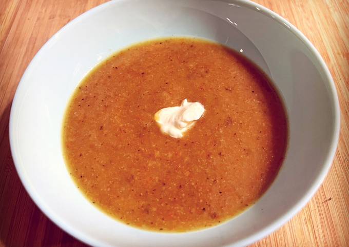 Roasted Cauliflower and Pepper Soup