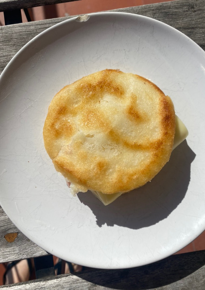 Una foto de Arepas