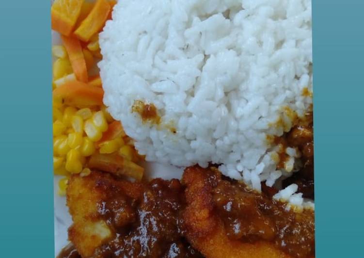 Chicken Katsu With Curry Rice