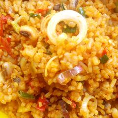 A picture of Jallof rice.