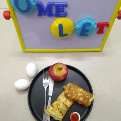 A picture of Healthy Morning with Omelette!!.