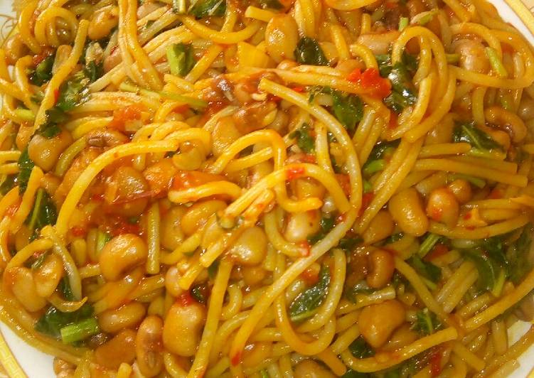 Step-by-Step Guide to Make Perfect Spaghetti and beans with alanyahu