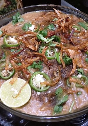 A picture of Haleem Mix .
