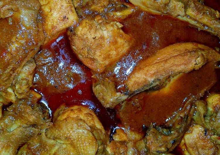 Resep Gule ayam pedas Anti Gagal