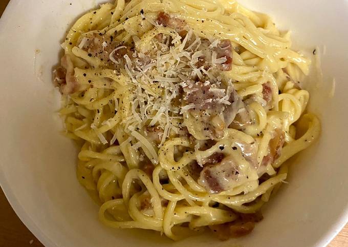 Simple Way to Make Speedy Pasta Carbonara