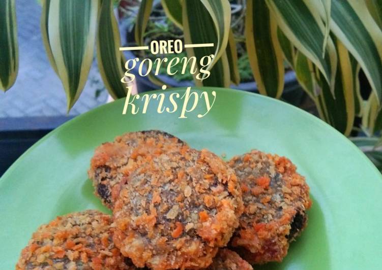 Cara Gampang Membuat Oreo goreng krispy Anti Gagal