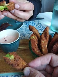 Una foto de Aguacate frito