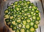 A picture of jalapenos pizza