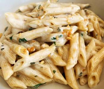 Latest Recipe Cream cheese pasta with pine nuts and cranberries Most Delicious