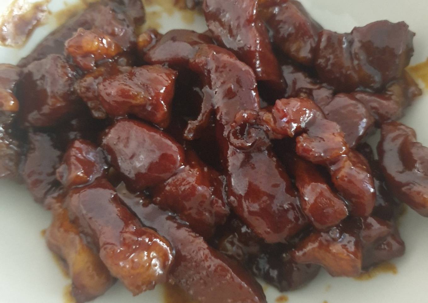 Babi kecap kering