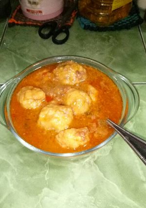 Foto resep Bola Tahu kuah Balacan
