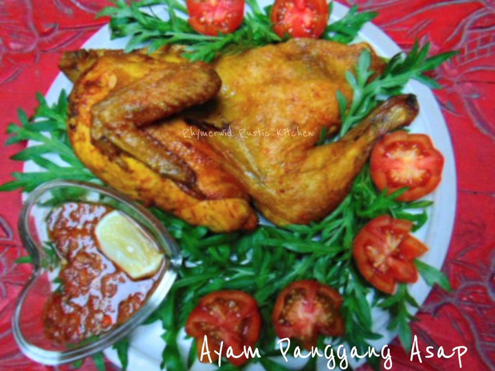 Resep Ayam Panggang Asap dengan Sambal Mentah Istimewa