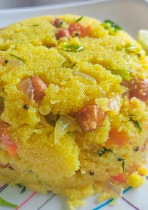 A picture of Healthy and tasty Sooji Upma.