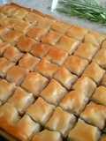 Baklava with date filling