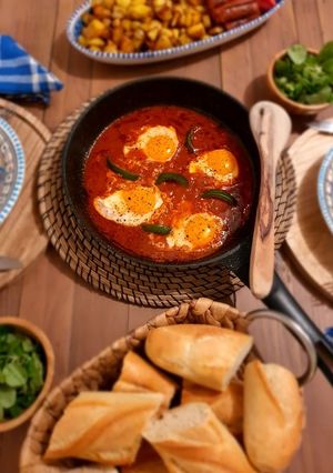 Une photo de Ojja (plat tunisien)