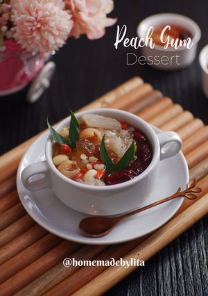 Foto resep Peach Gum Dessert #homemadebylita