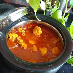 Aloo gobhi ki sabzi A picture of Aloo gobhi ki sabzi.