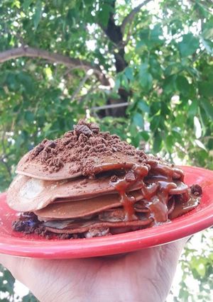 Una foto de Pancakes de chocolate 🥞