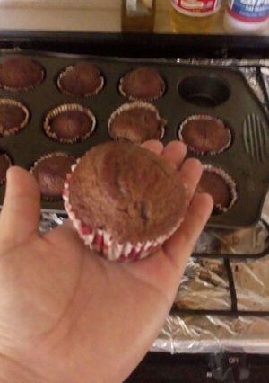 Una foto de Cupcake de chocolate