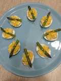 Uova ripiene agli #asparagi