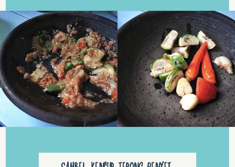 Sambel kencur terong penyet