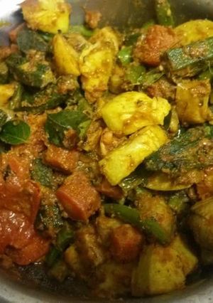A picture of Mix Vegetable ki sabji.