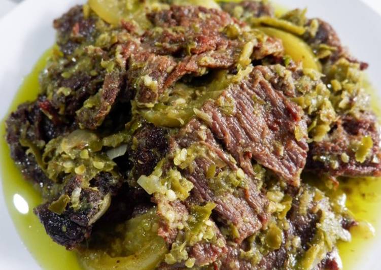 Dendeng Lambok Lado Hijau (Asli Padang)