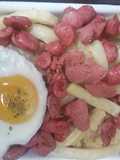Salchipapas caseras