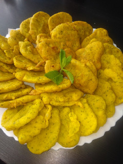 Una foto de Tortitas de gambas