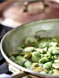 Carciofi, piselli e fave fresche