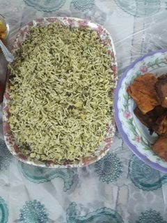 عکسی از دستور پلو باقالی و ماهی