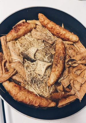 Hình của món Phá lấu chay.